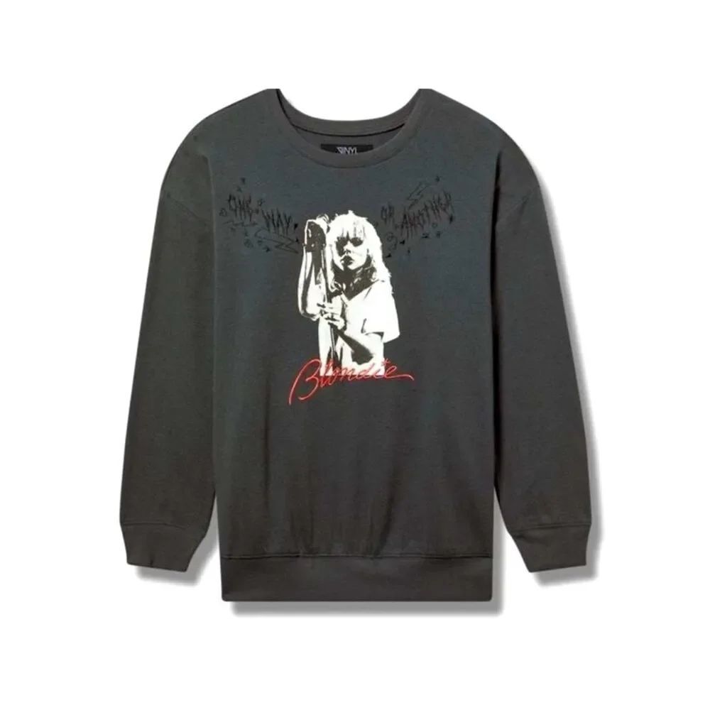 Torrid Blondie Music Artist Distressed Graphic Pullover  Sweatshirt Concert
